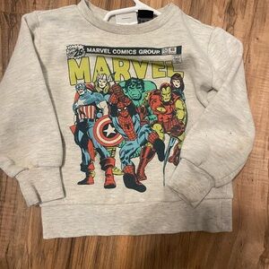 Marvel Heroes Gray Sweatshirt